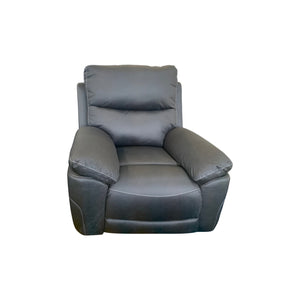 1R Fabric Electric Recliner - Charcoal | Luxurious Comfort