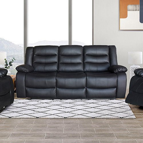 Black 3+1+1 Recliner Sofa Suit