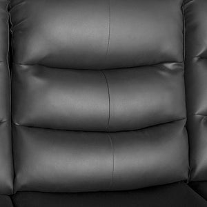 Black 3+1+1 Recliner Sofa Suit