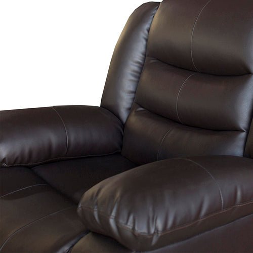 Brown 3+1+1 Seater Recliner Sofa Lounge