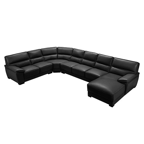 Luxurious 7 Seater Bonded Leather Corner Sofa