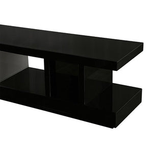 Black & White TV Cabinet With 2 Storage Drawers
