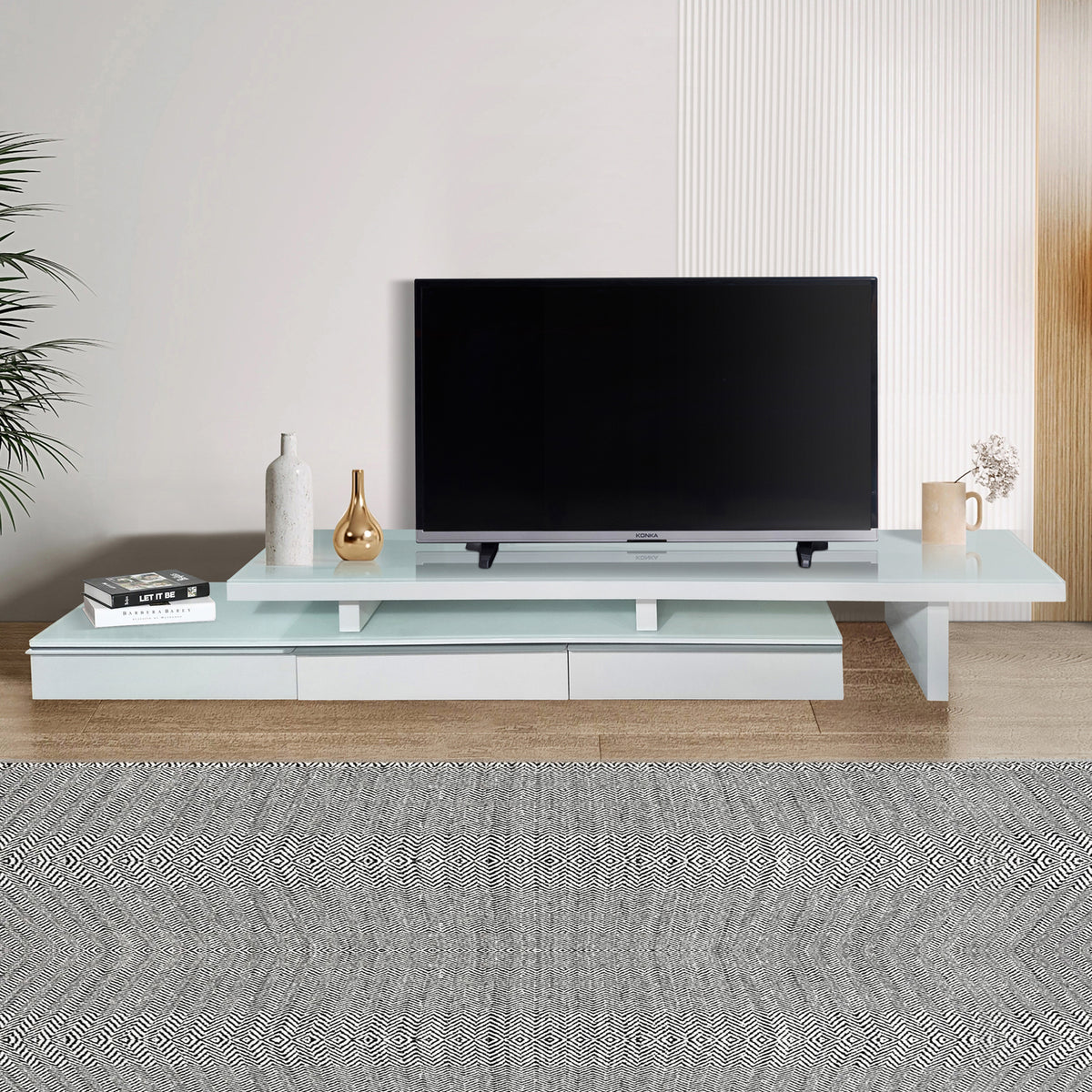 Marlin TV Unit | Stylish White Entertainment Stand
