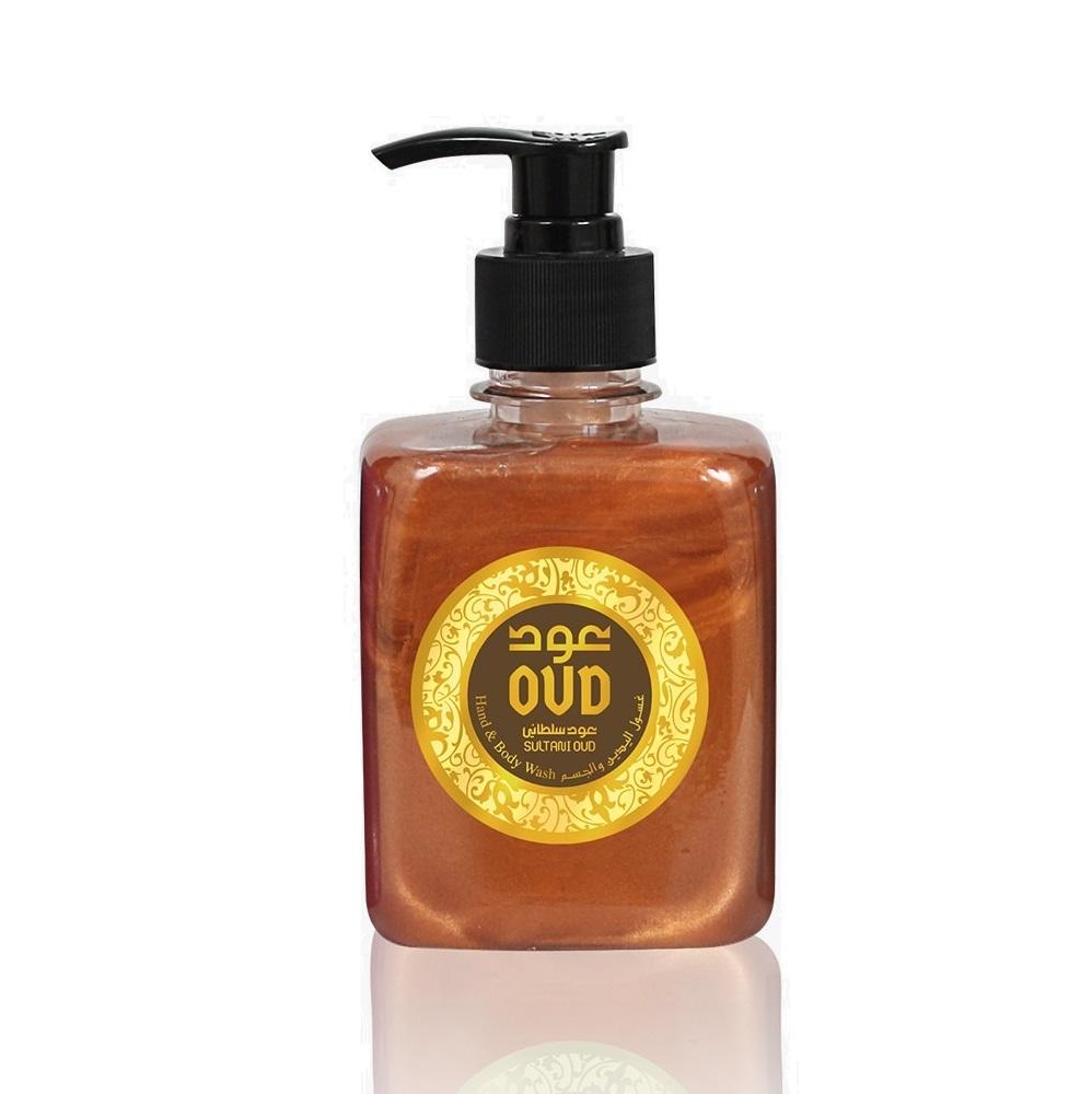 Oud Sultani Hand & Body Wash 300mL | Compact Size, Luxe Oud