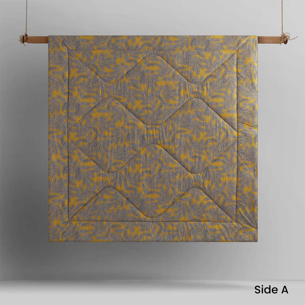 Accessorize Clove Washed Cotton Comforter Set - Queen | Reversible