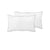 Accessorize White/Black Piped Hotel Deluxe Cotton Standard Pillowcases | Set of Two