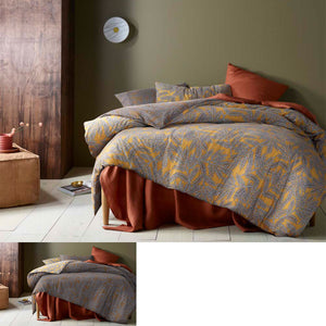 Accessorize Clove Washed Cotton Quilt Cover Set - Queen | Cozy Bedding