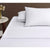 Accessorize White/Black Piped Hotel Deluxe Cotton Sheet Set - Super King | Luxury Bed Linens