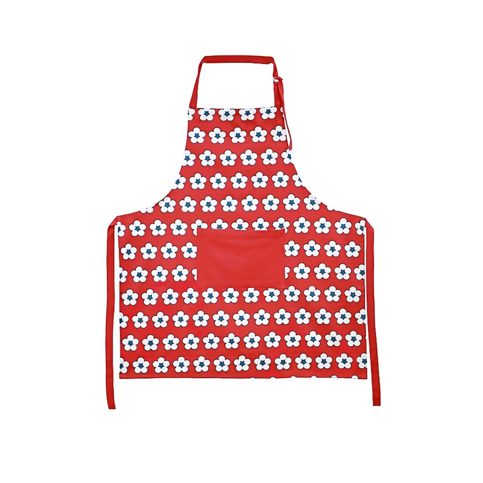 IDC Homewares Red Cotton Bud Apron | Stylish Kitchen Apron