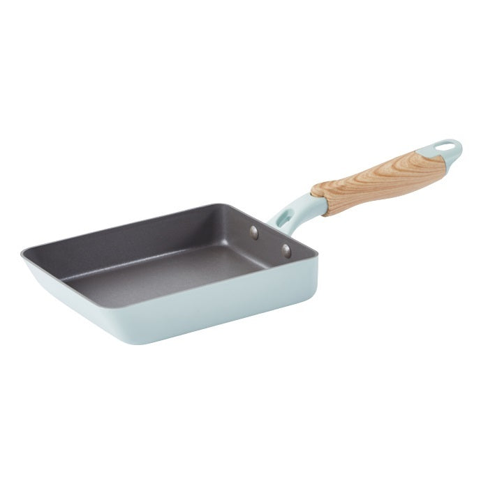 Justcook 15*18cm JSHS-IH6001F-1 Tamagoyaki Non-stick Square Omelette Pan-Green | Green Non-Stick Omelette Pan