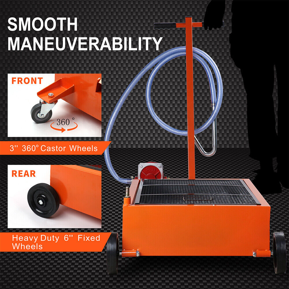 HORUSDY 76L Low Profile Waste Oil Drainer | Mobile Workshop Pump for 4WD and Trucks