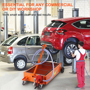 HORUSDY 76L Low Profile Waste Oil Drainer | Mobile Workshop Pump for 4WD and Trucks