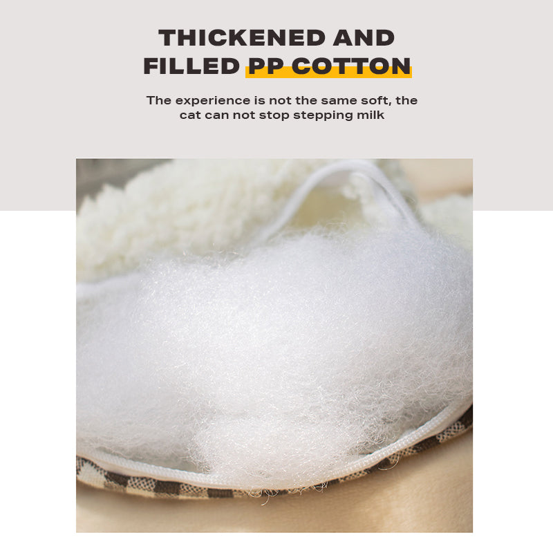 Pet Cat Calming Bed Cuddle Soft Warm Plush Cave Sleeping Nest Tent | Cozy Retreat for Cats