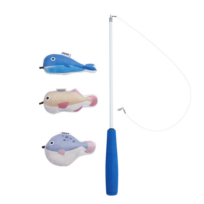 Fishing Rod Tease Cat Stick | Cat Supplies Mobile Toy Set