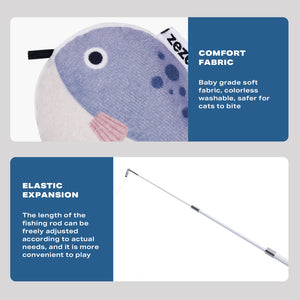 Fishing Rod Tease Cat Stick | Cat Supplies Mobile Toy Set