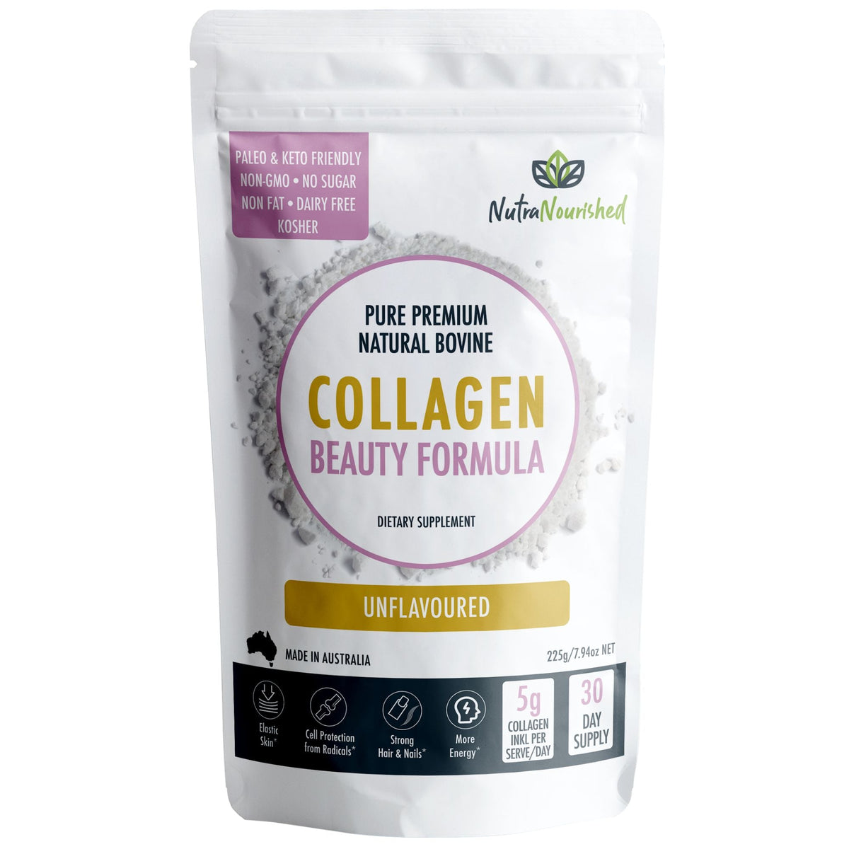 Unflavored Collagen Beauty Formula Supplements