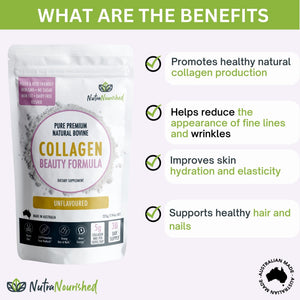 Unflavored Collagen Beauty Formula Supplements