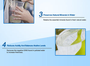 Aimex 20-Litre Water Purifier with Maifan Stones and 3 8-Stage Filters