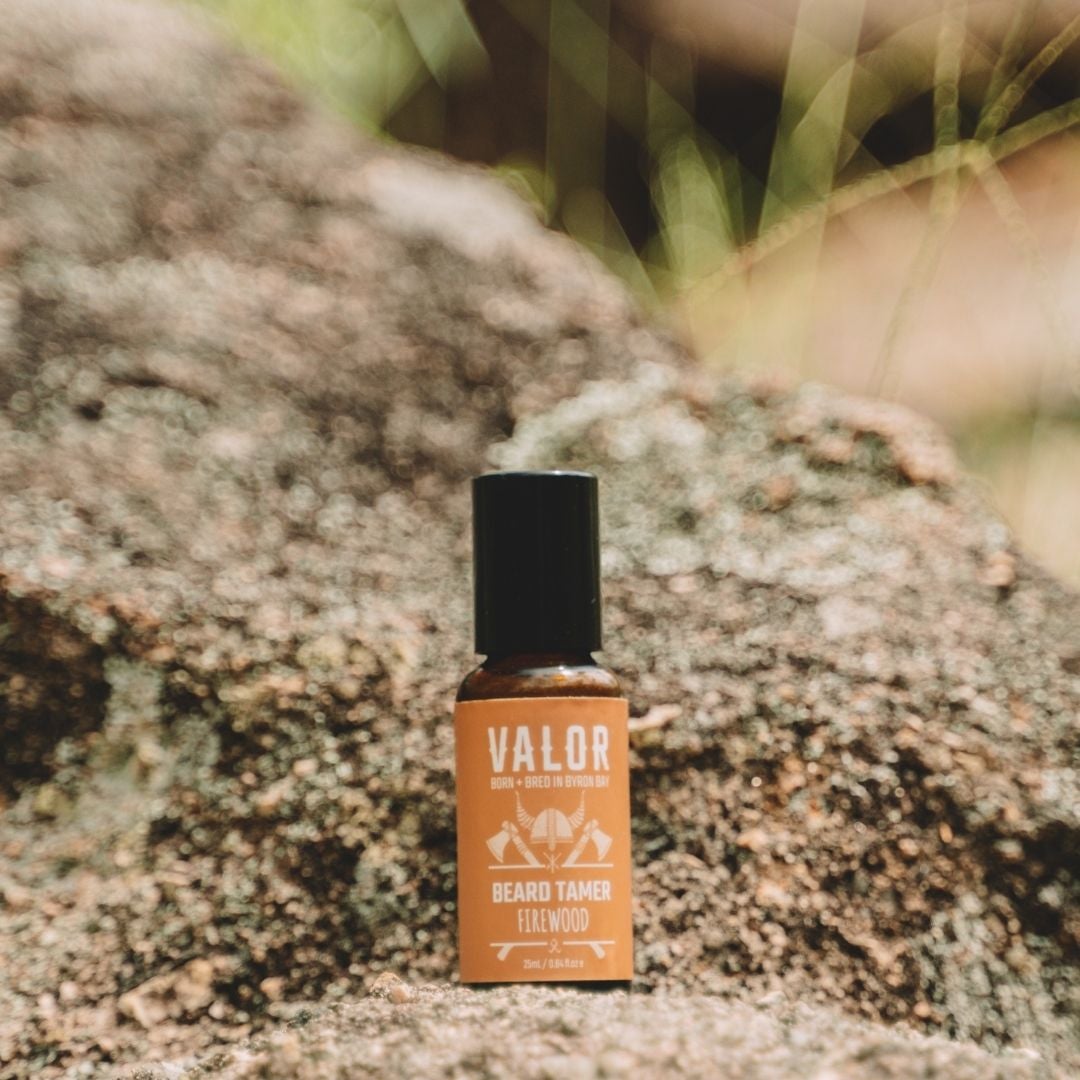 Organic Beard Tamer (Firewood Scent - Sandalwood & Ginger)