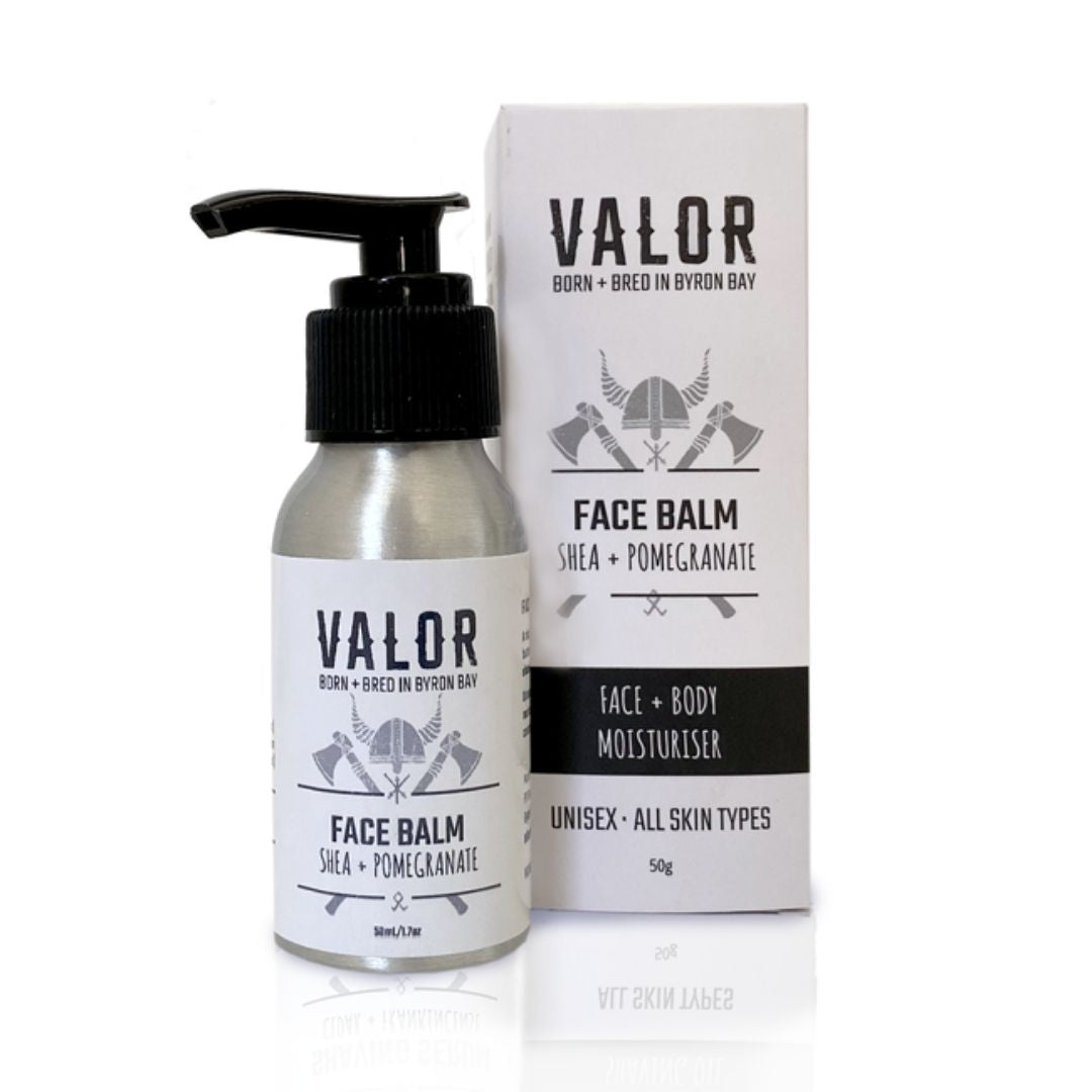 Shea and Pomegranate Valor Face Balm