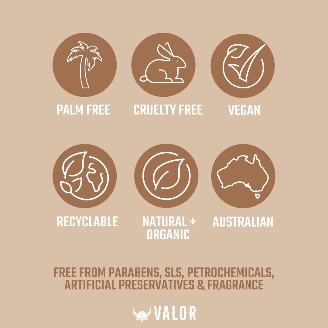 Tame Duo - Beard Tamer Firewood + Valor Original Soap