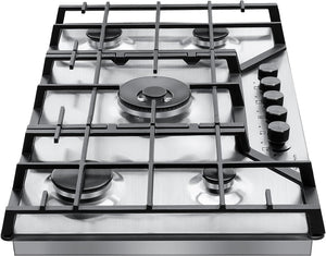 Empava 83cm Gas Cooktop 5 Burner Kitchen Stove | NG LPG Convertible | Stainless Steel