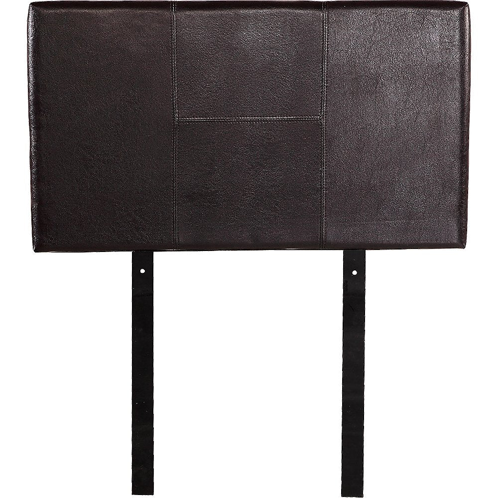 PU Leather Single Bed Headboard Bedhead - Brown