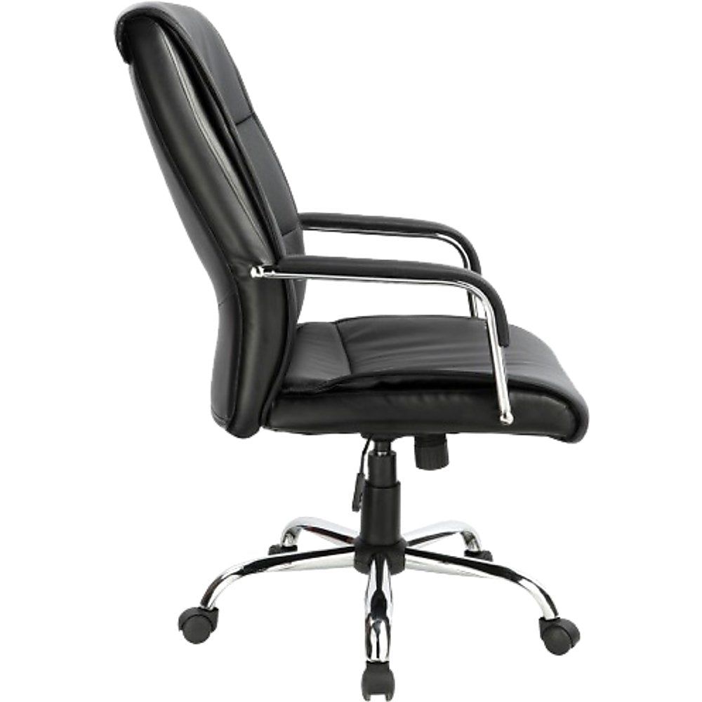 PU Leather Office Chair Executive Padded Black