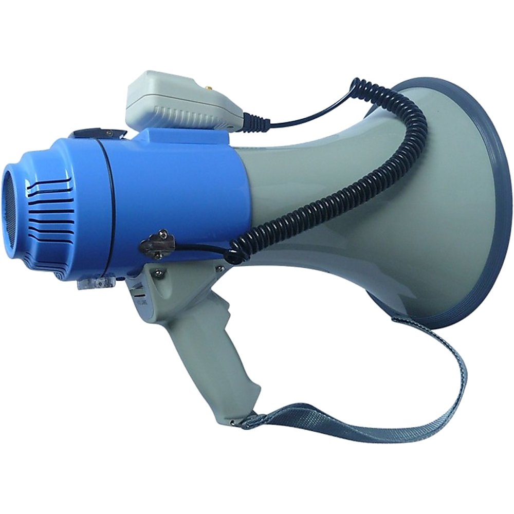 25W Megaphone PA System Loud Speaker Voice Recorder