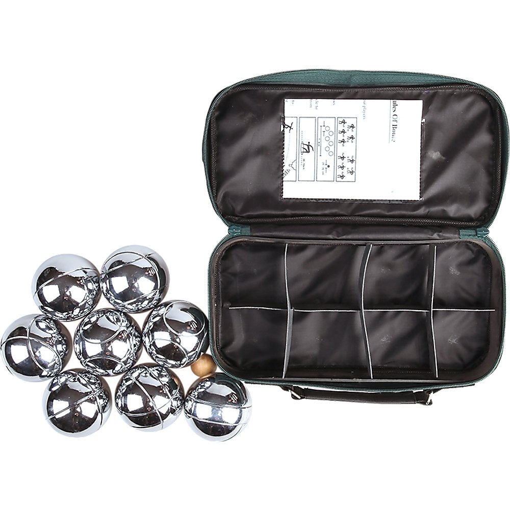 Deluxe Boules Bocce 8 Alloy Ball Set