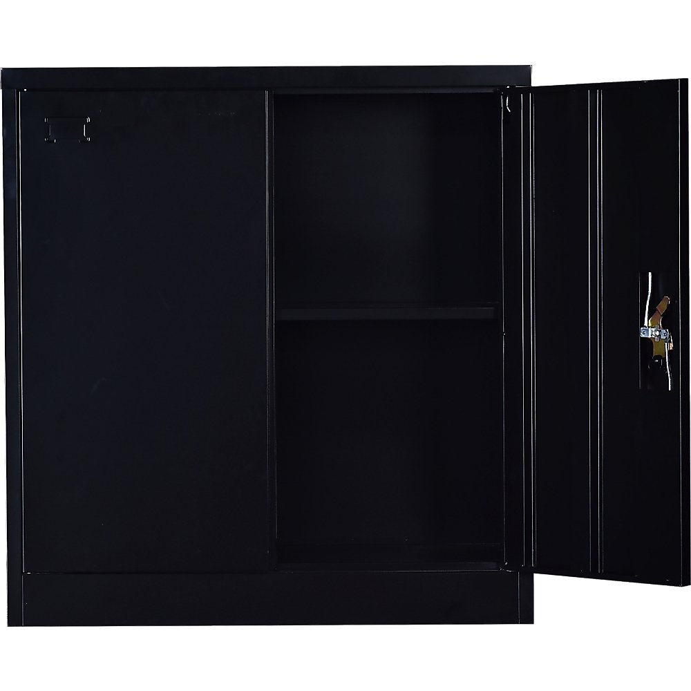 Two-Door Shelf Office Gym Filing Storage Locker Cabinet Safe