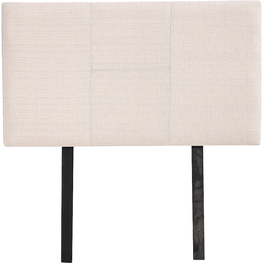 Linen Fabric Single Bed Headboard Bedhead - Beige