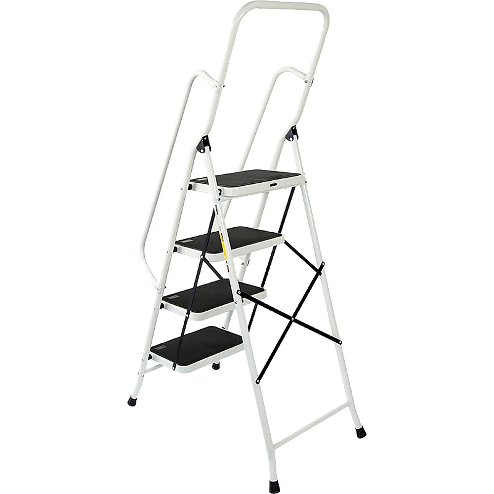 Foldable Non Slip 4 Step Steel Ladder