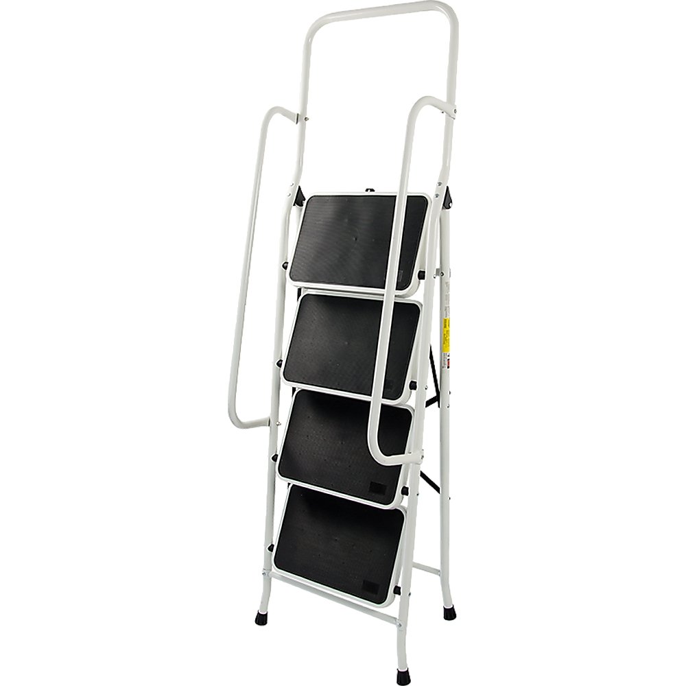 Foldable Non Slip 4 Step Steel Ladder