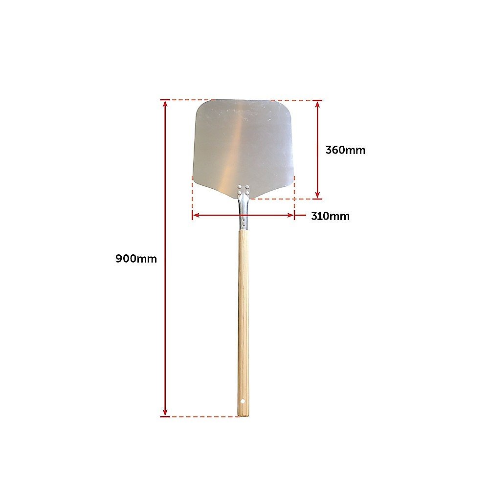 Professional Pizza Oven Peel Paddle 90cm Wood Handle