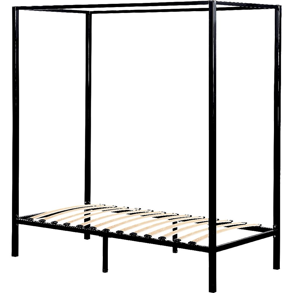 4 Four Poster Single Bed Frame