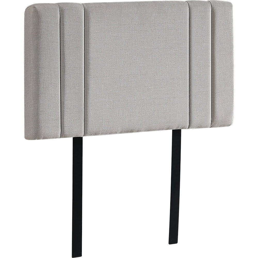 Linen Fabric Single Bed Deluxe Headboard Bedhead - Beige