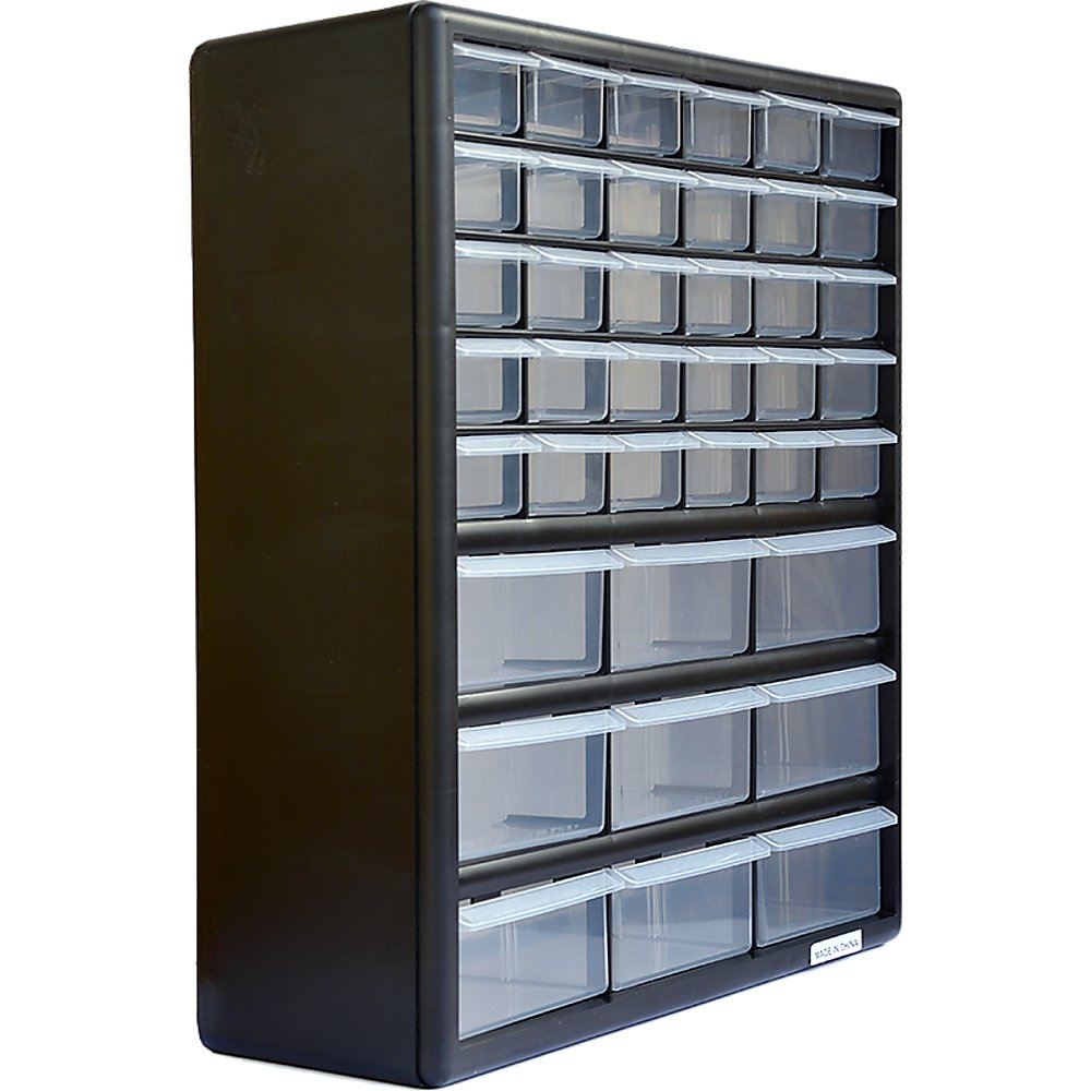 Storage Cabinet Drawers 39 Plastic Tool Box Containers Organiser Cupboard