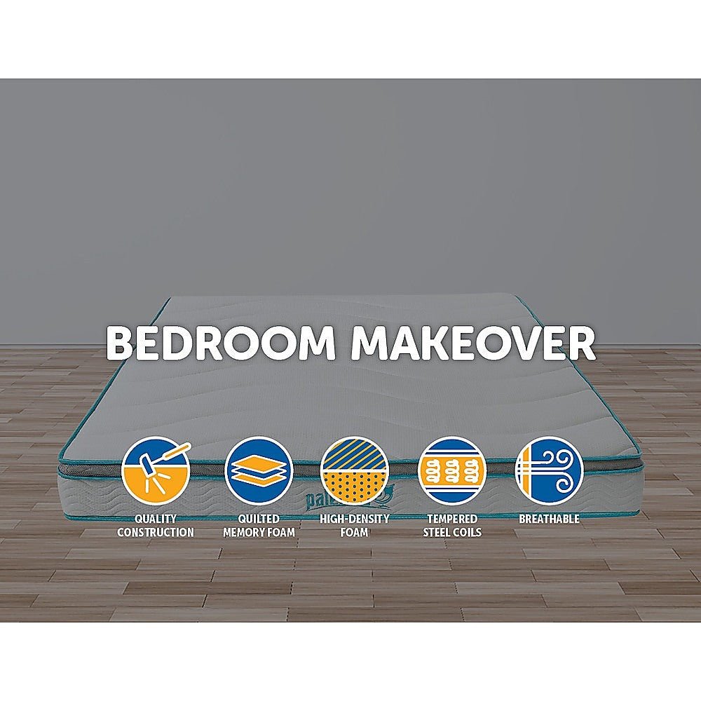 Palermo King 20cm Memory Foam and Innerspring Hybrid Mattress
