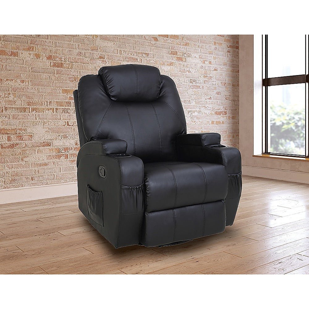 360 Degree Swivel Massage Sofa Recliner Chair