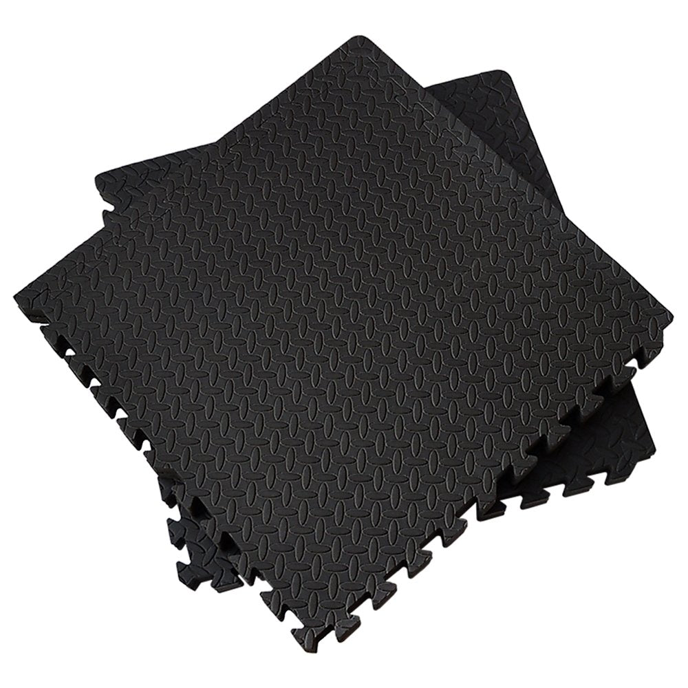12 Tiles EVA Rubber Foam Gym Mat 60cm x 60cm 2.5cm Fitness Flooring
