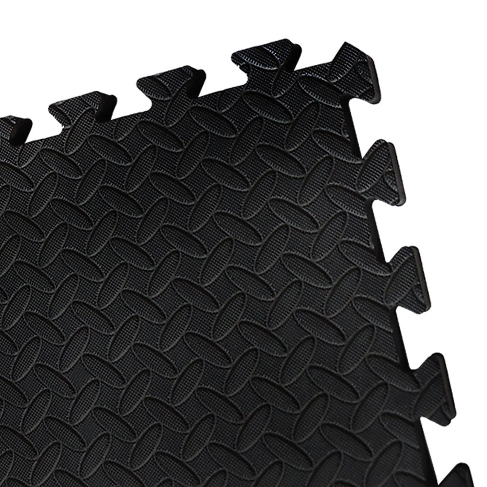 12 Tiles EVA Rubber Foam Gym Mat 60cm x 60cm 2.5cm Fitness Flooring