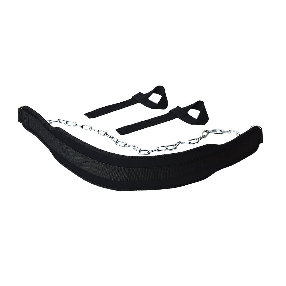 Weight Lifting Belt Gym Back Pull Up Chain Dipping Dip Body Building Training