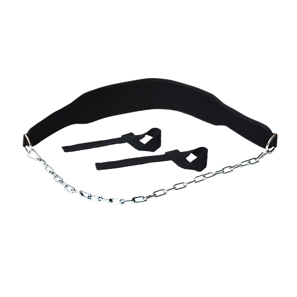 Weight Lifting Belt Gym Back Pull Up Chain Dipping Dip Body Building Training