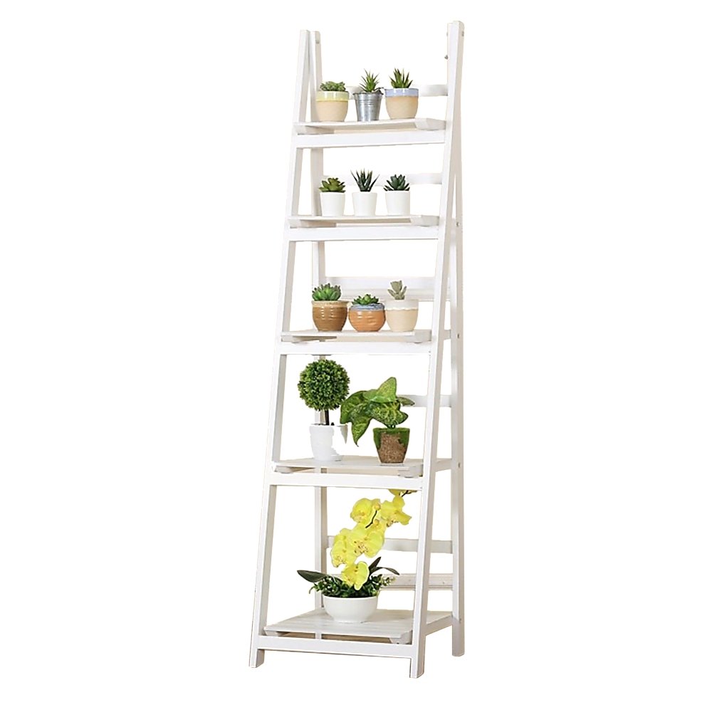 5 Tier Wooden Ladder Shelf Stand / Display Rack