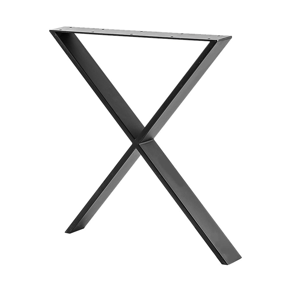 X Shaped Table Bench Desk Legs Retro Industrial Design Fully Welded