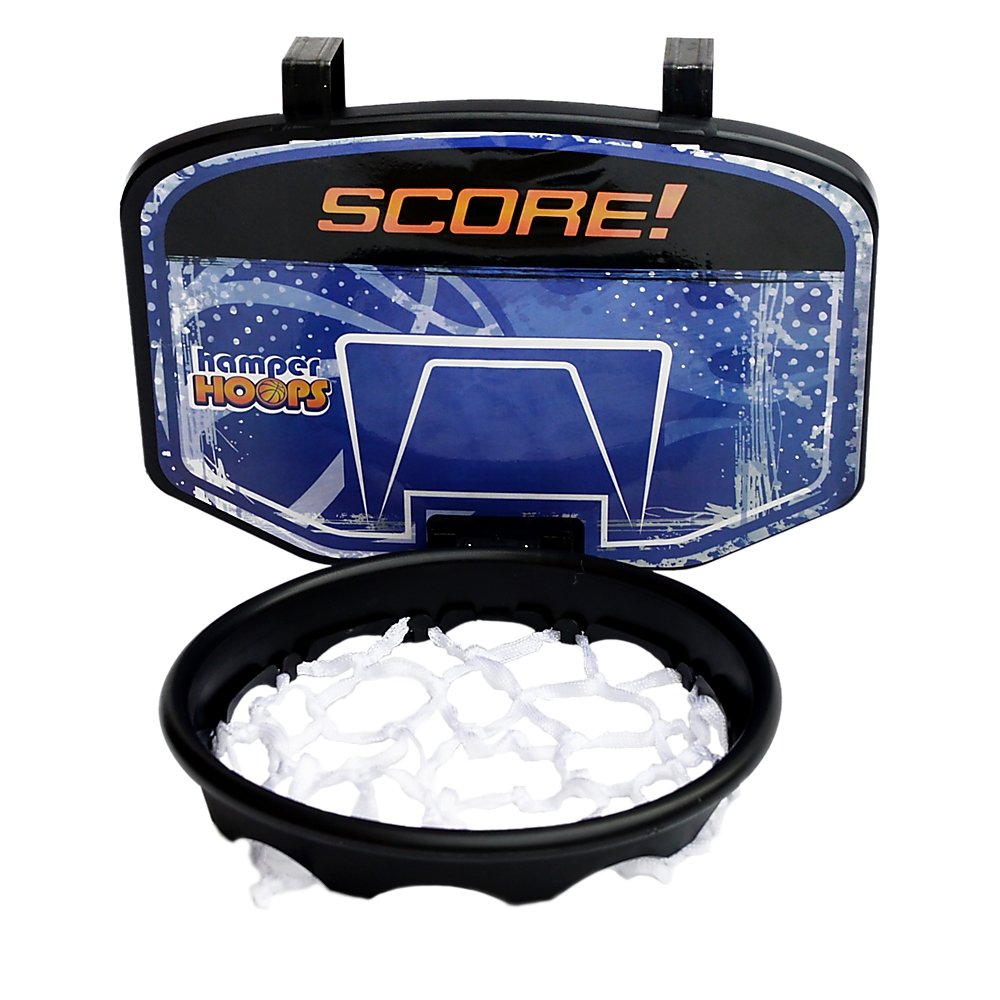 Hamper Basketball Laundry Hoop Hanging Clothes Basket Storage Kids Fun Door Bag