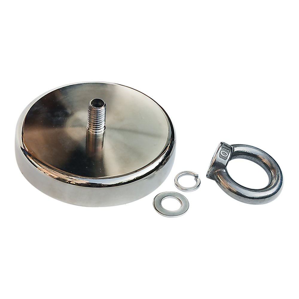 400Kg Salvage Strong Recovery Magnet Neodymium Hook Treasure Hunting Fishing