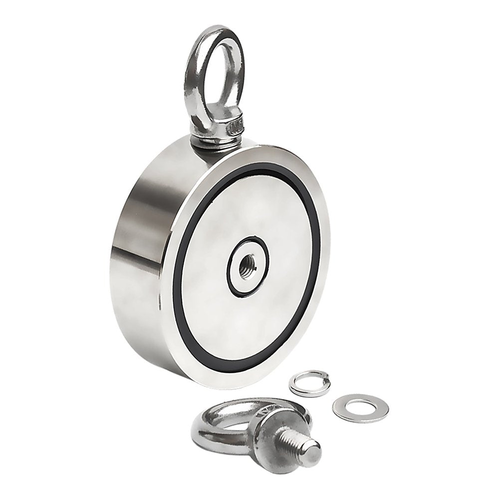 700Kg Salvage Strong Recovery Magnet Neodymium Hook Treasure Hunting Fishing