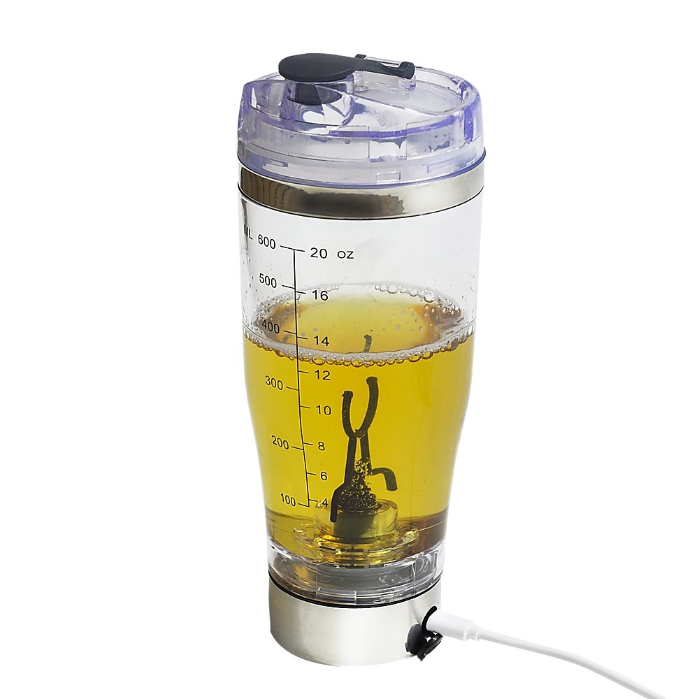 600ml Electric Smart Portable Blender Protein Shaker Detachable Mixer Cup Bottle